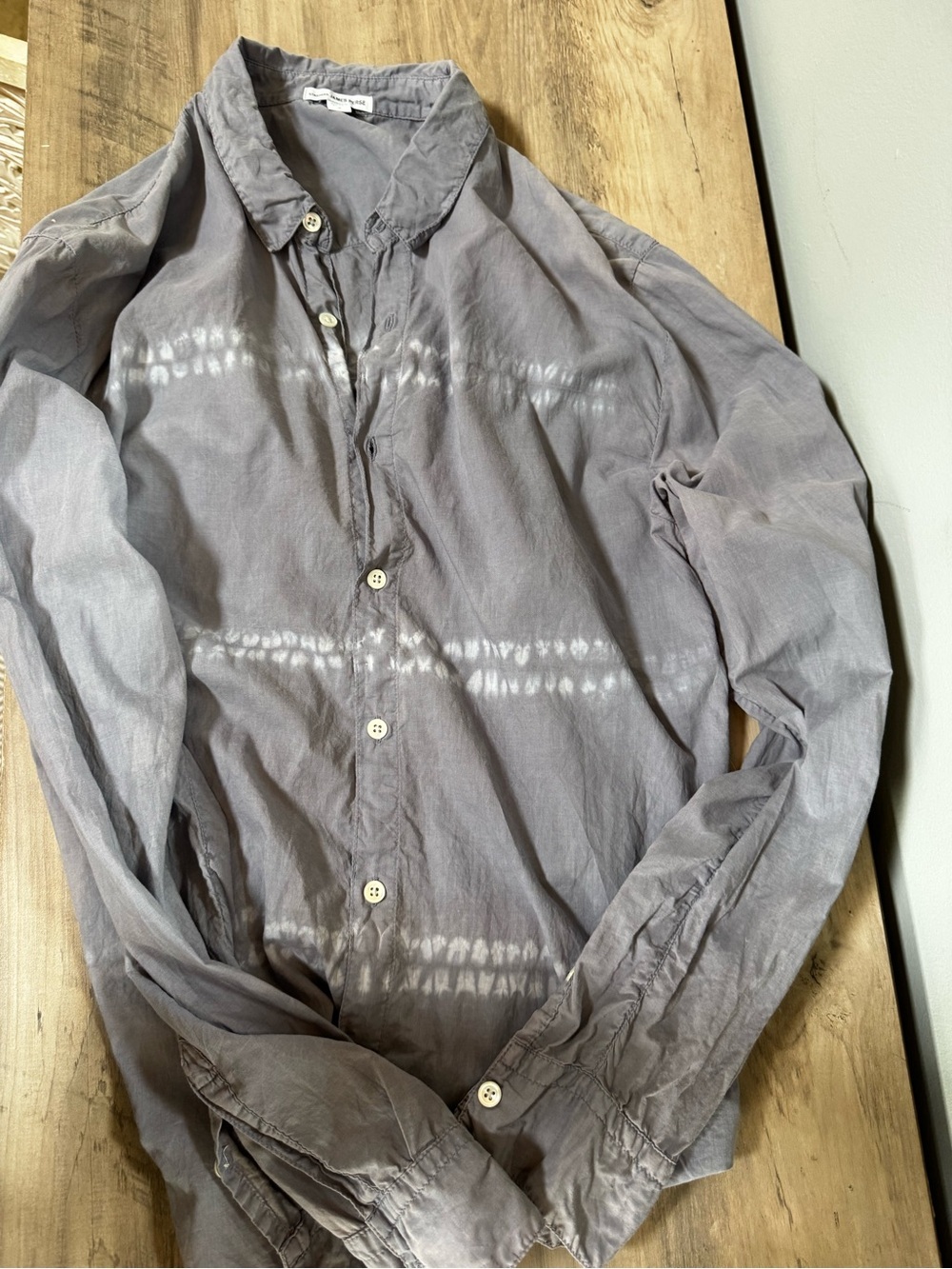 James Perse Gray Button-Up Shirt - Picture 2 of 9